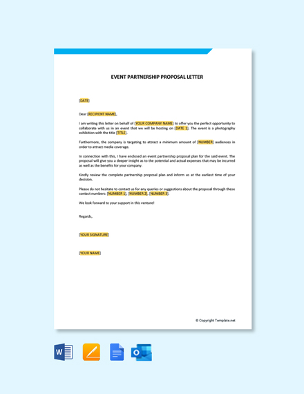 45+ Free Event Letter Templates [edit & Download] 