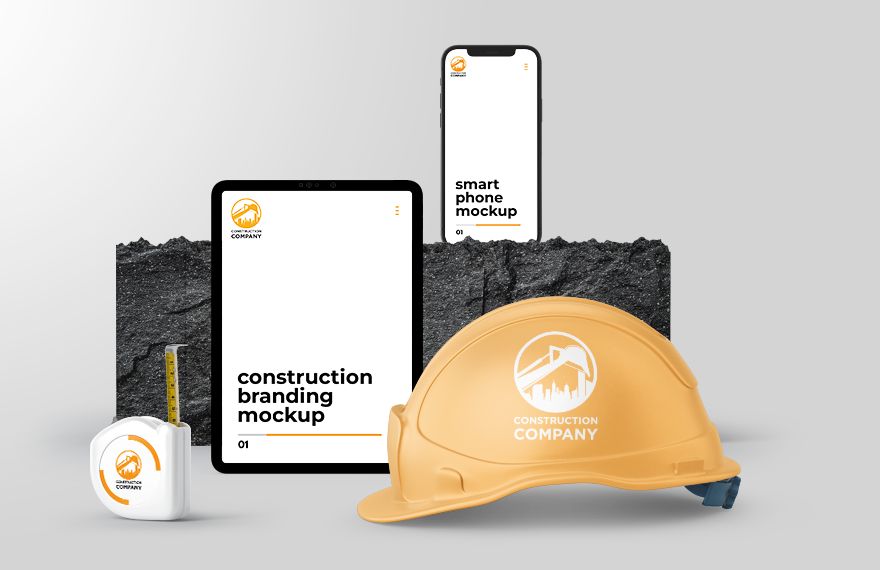 Construction  Demolition Logo