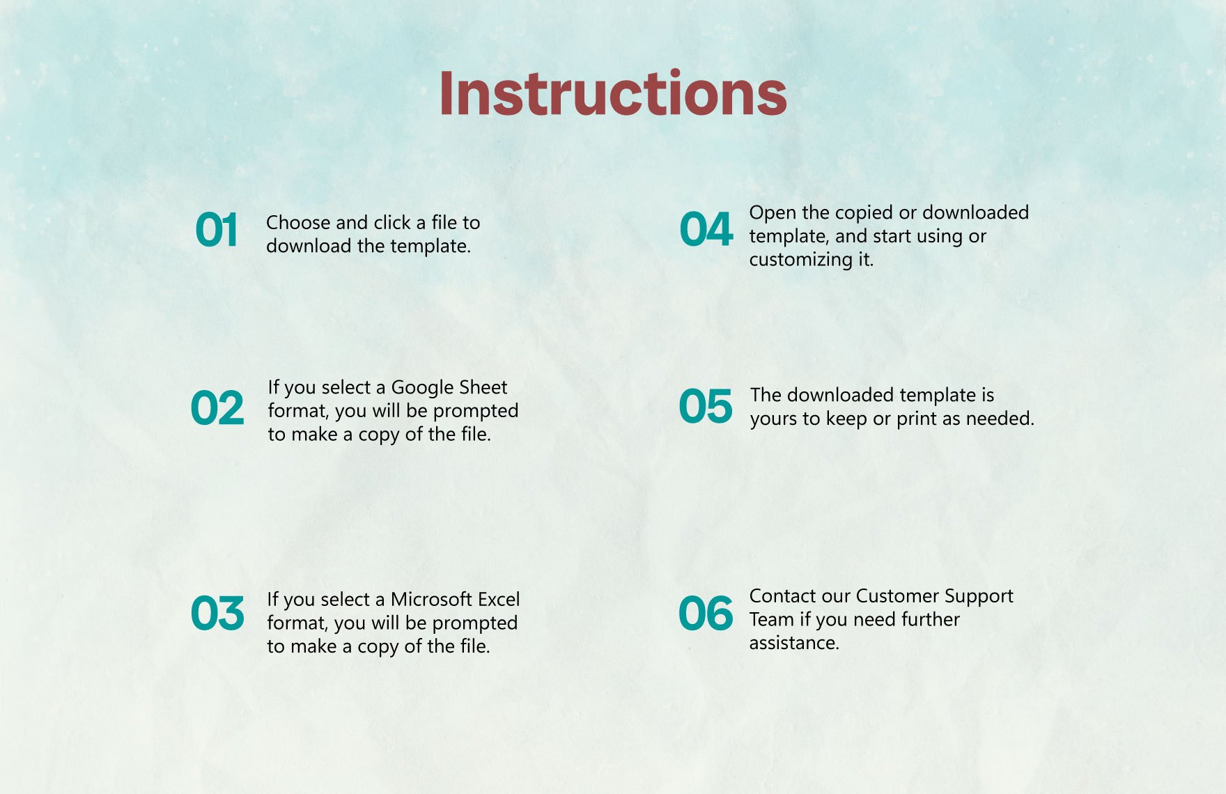 Symptom Tracker Template