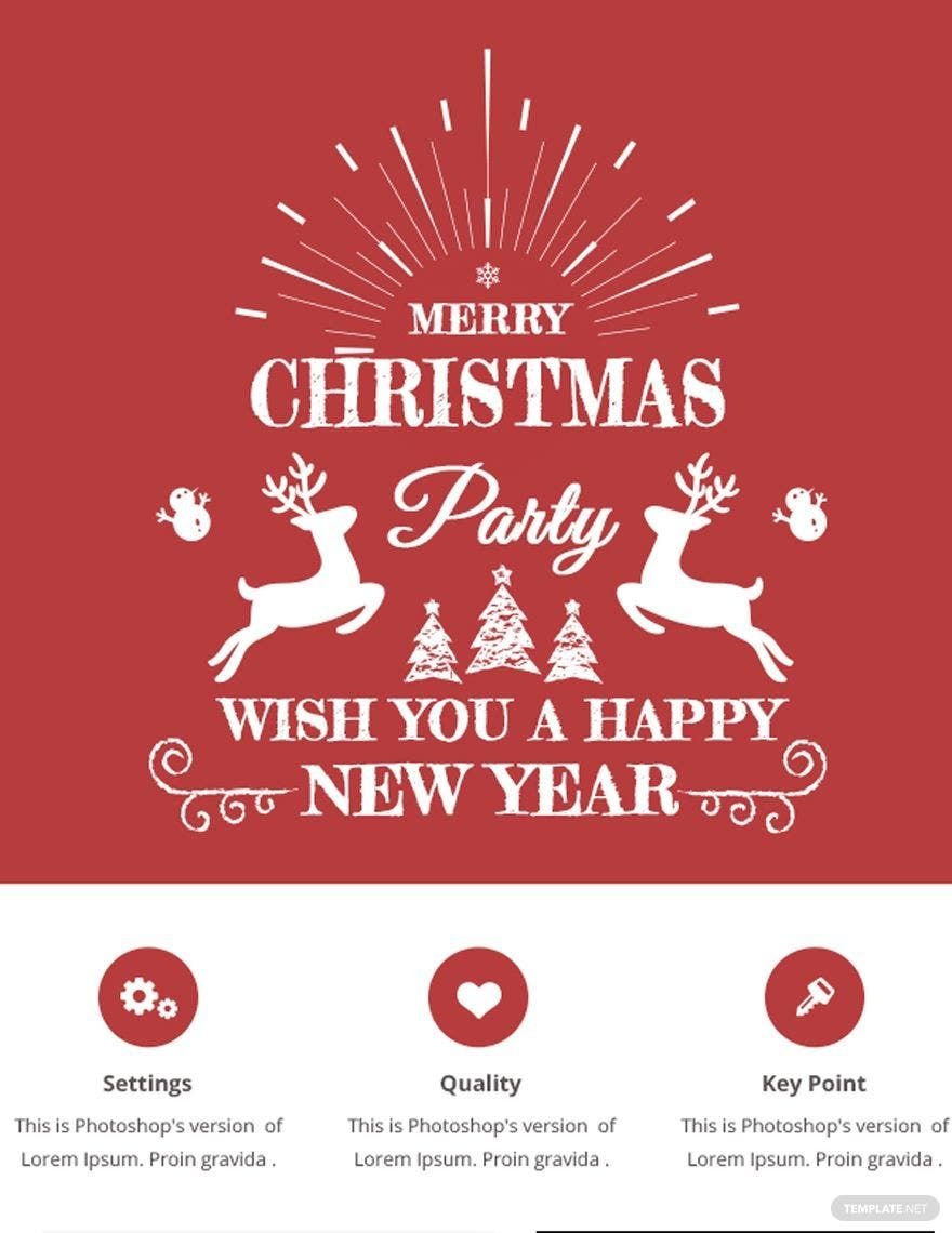 Free Simple Christmas Email Newsletter Template