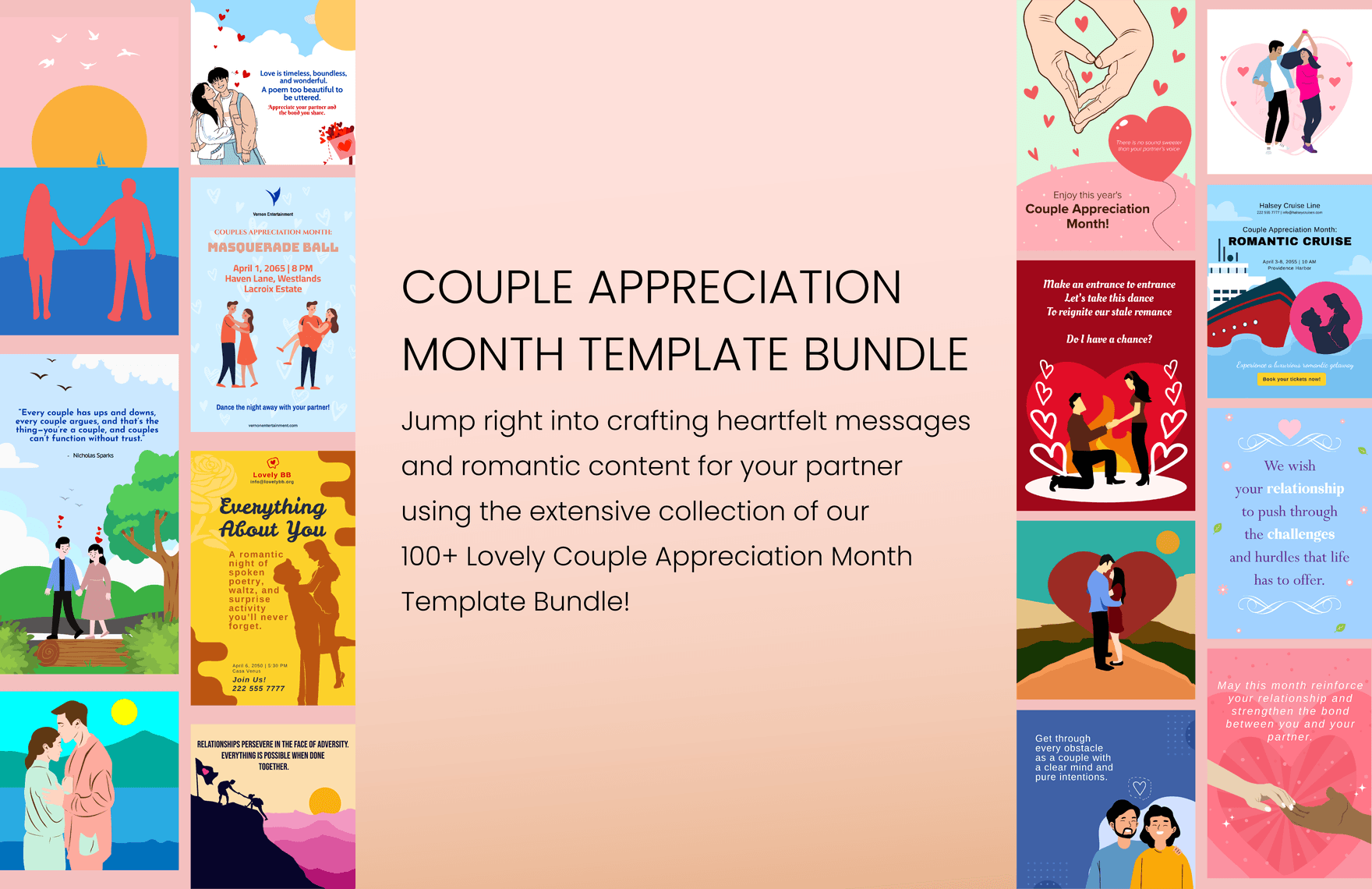 Free 30+ Lovely Couple Appreciation Month Template Bundle