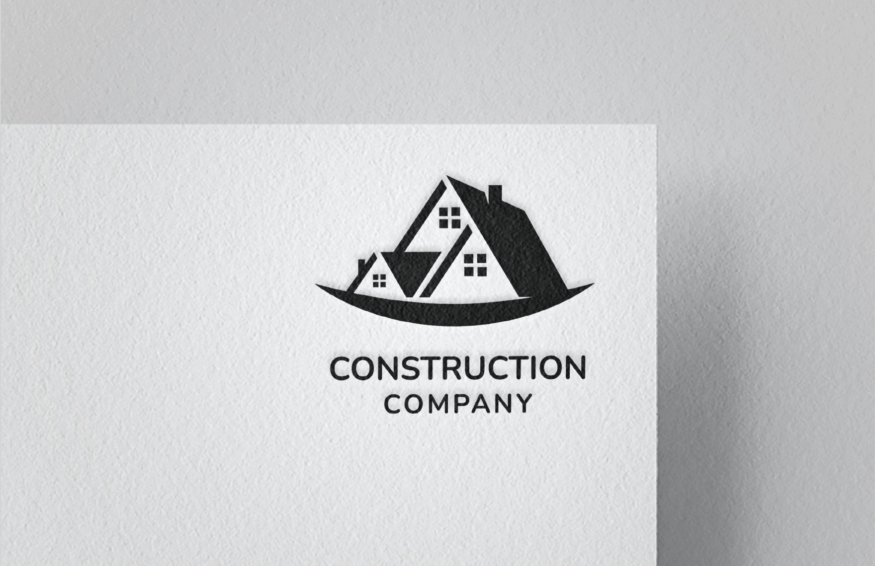 Construction Roof Logo Template