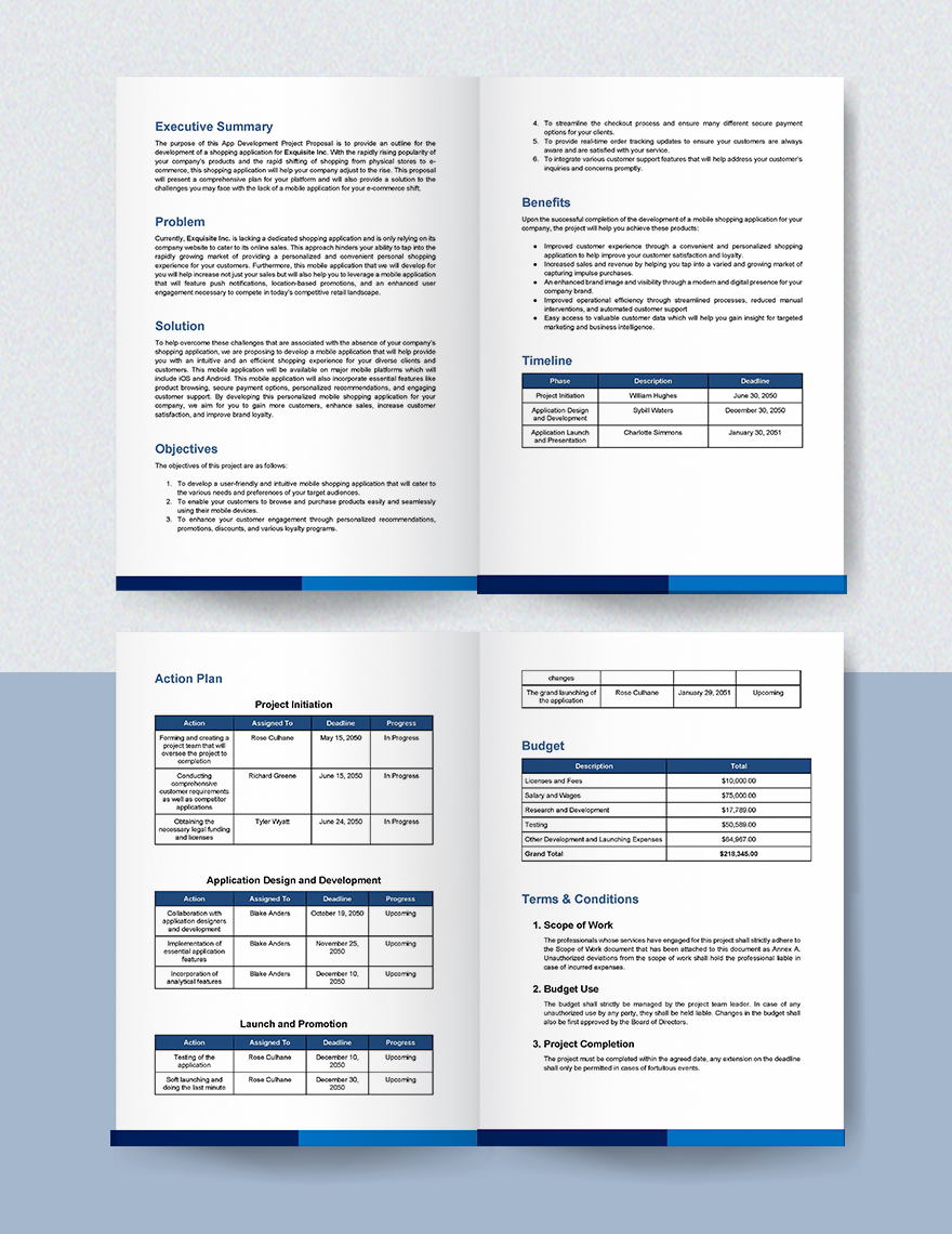 Free App Development Proposal Template Download in Word, Google Docs