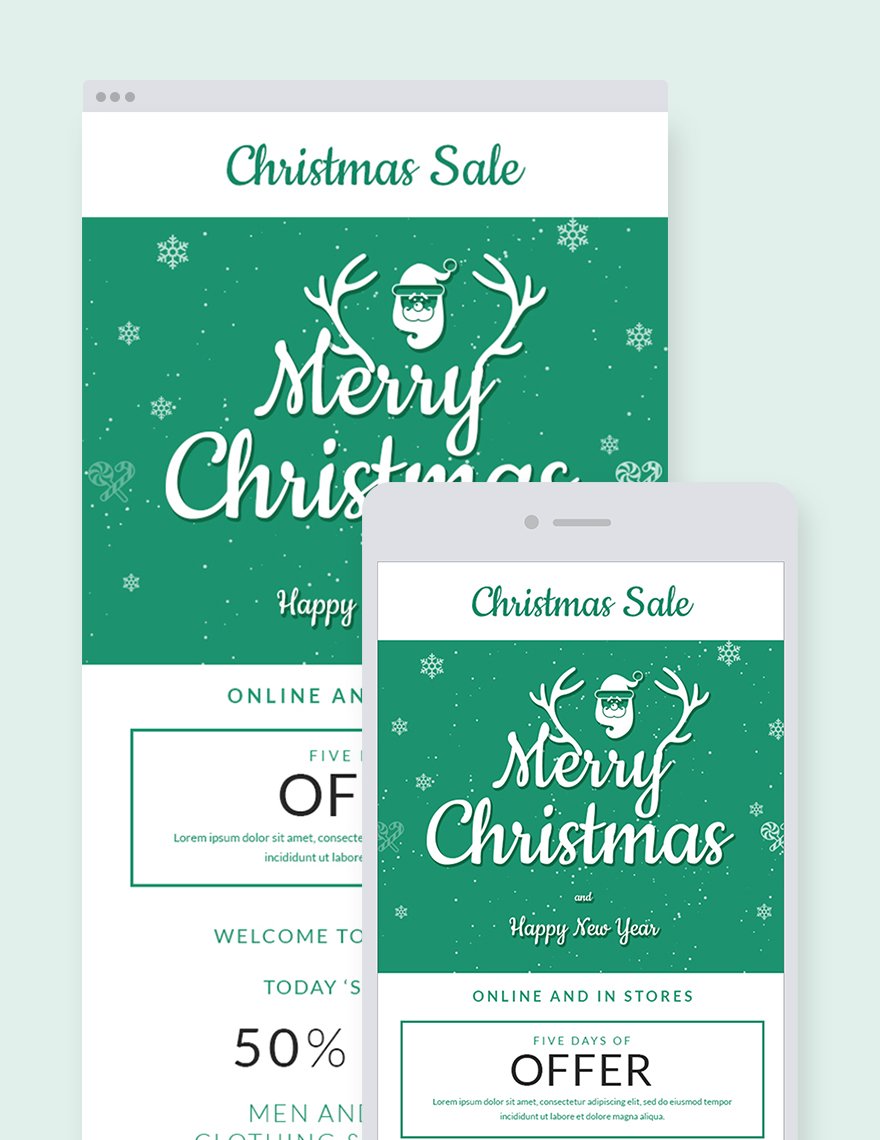 Christmas Offer Email Newsletter Template
