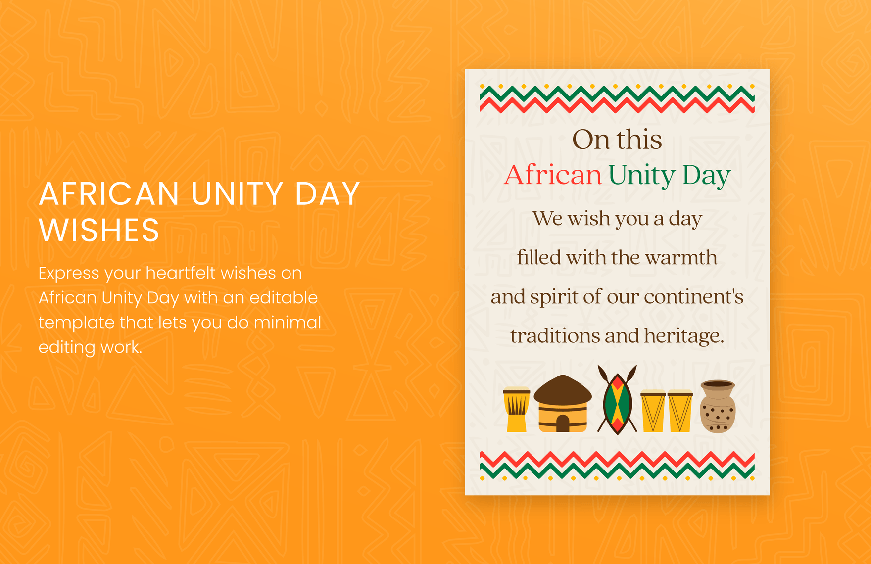 30+ Joyous African Unity Day Template Bundle