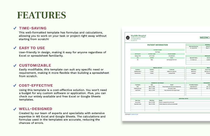 Medical Referral Template