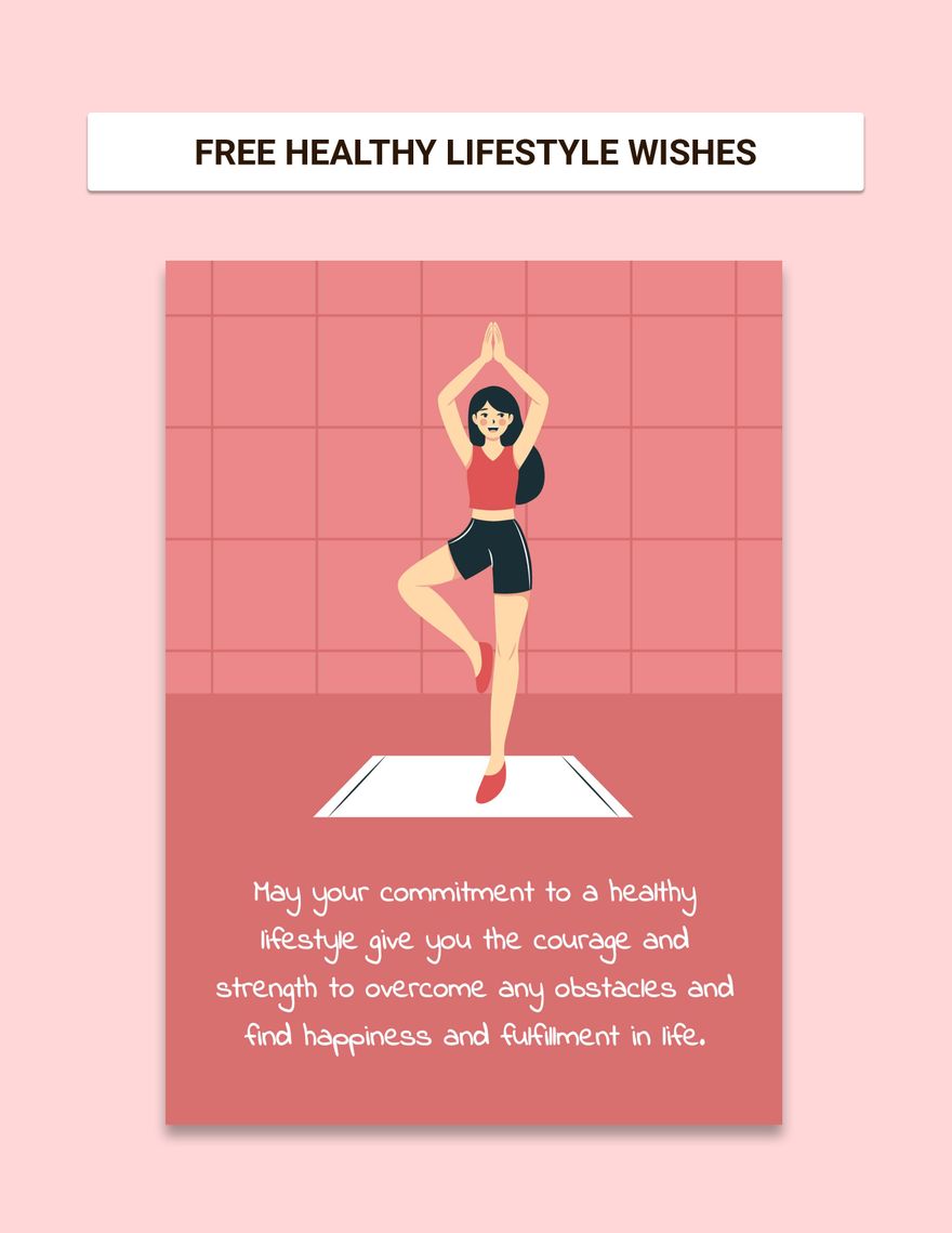 Healthy Lifestyle Wishes