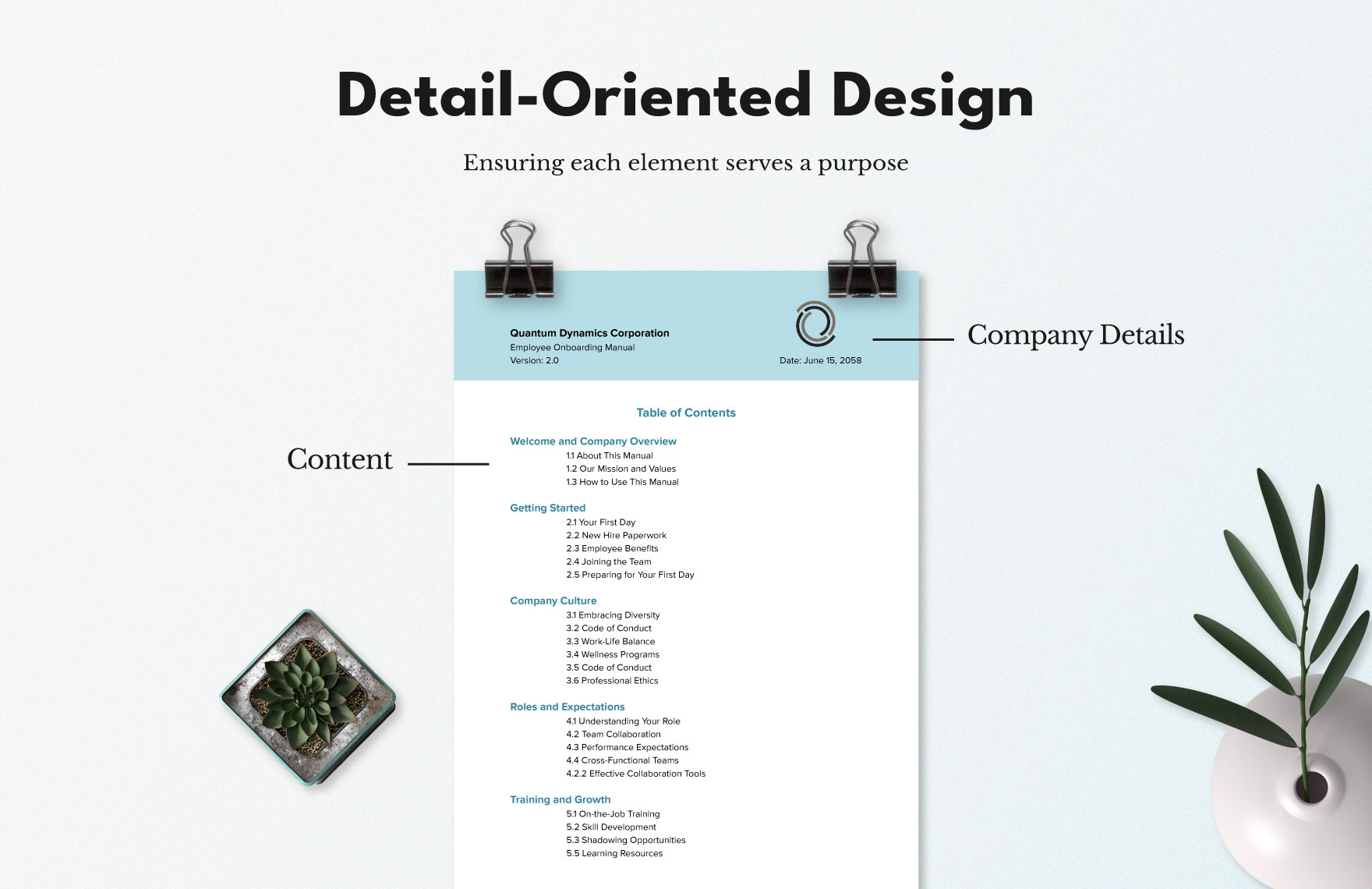 Manual Table of Contents Template - Download in Word, Google Docs, PDF ...