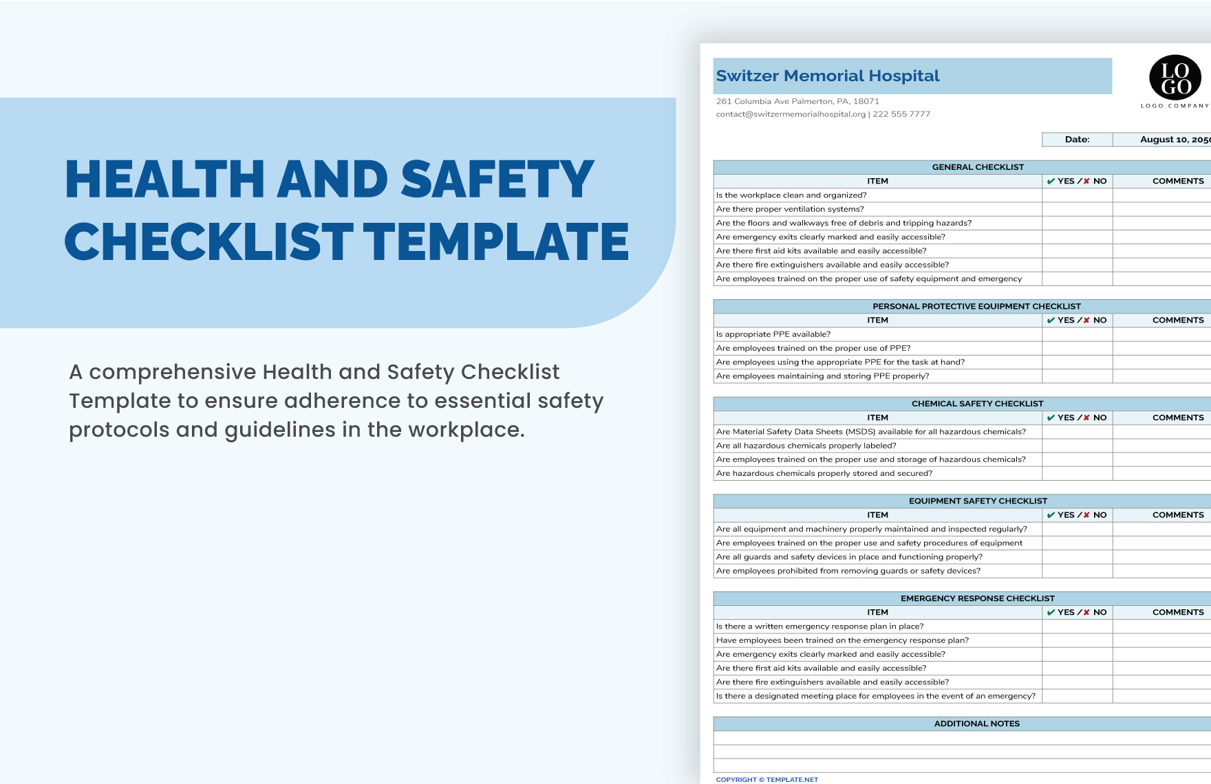 health-and-safety-checklist