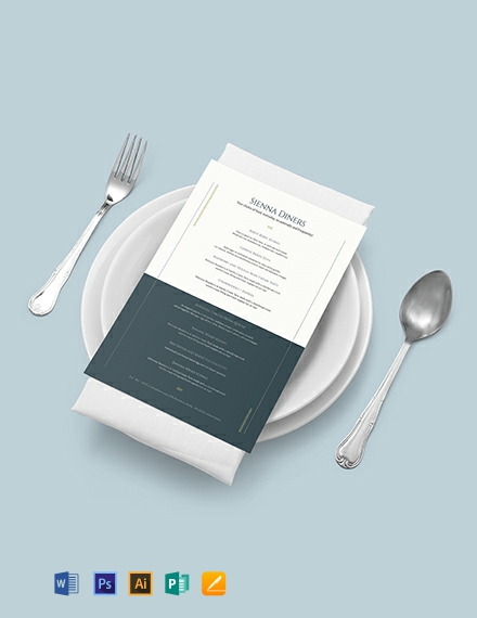 Free Printable Baby Shower Menu Templates