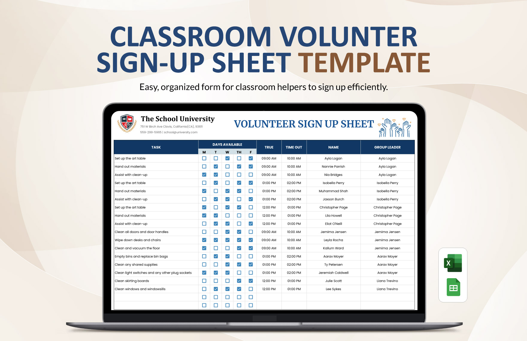 FREE Student Sheet Templates Examples Edit Online Download