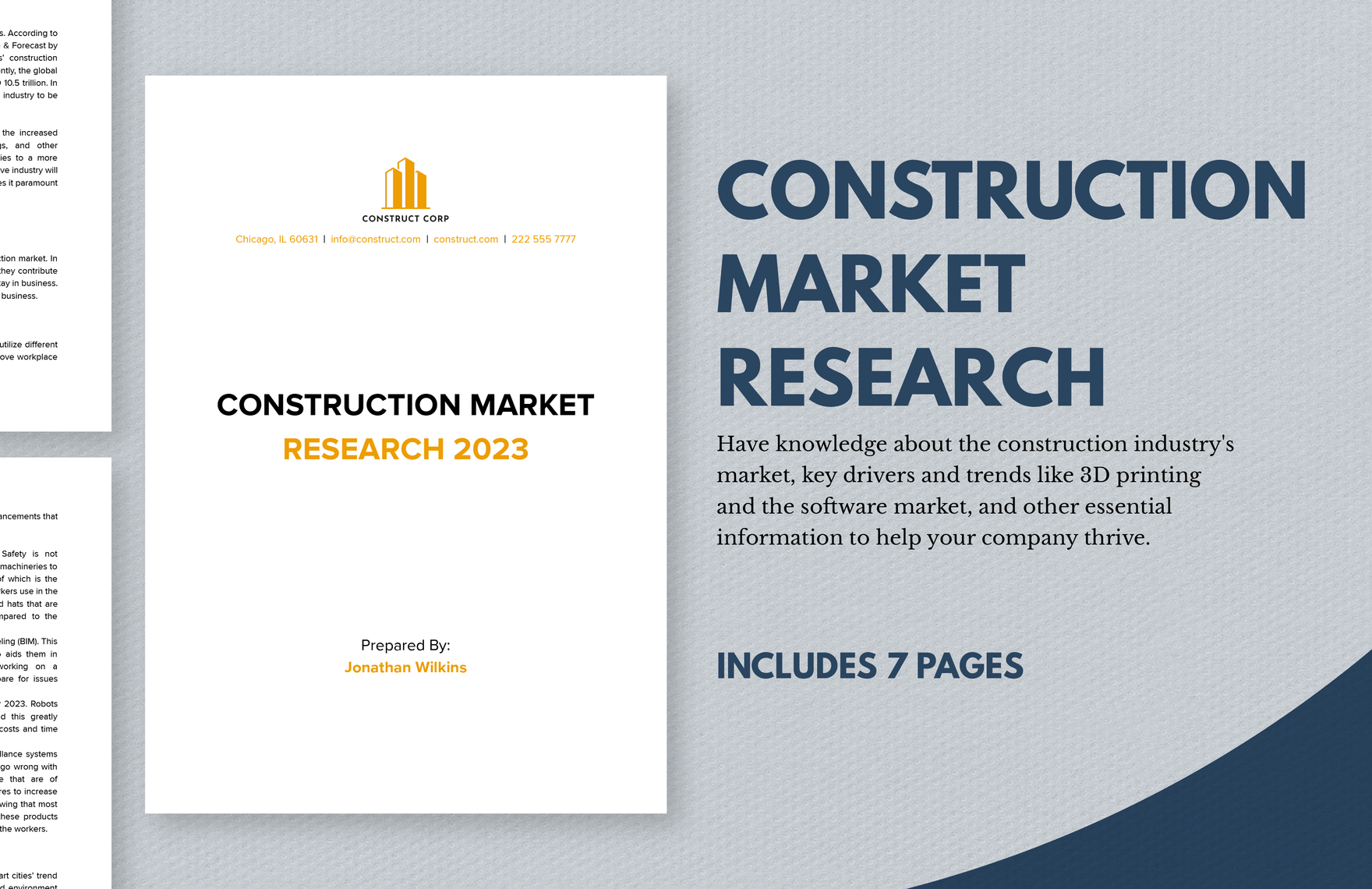 Construction Market Research 2023 in PDF, Google Docs, Word - Download | Template.net