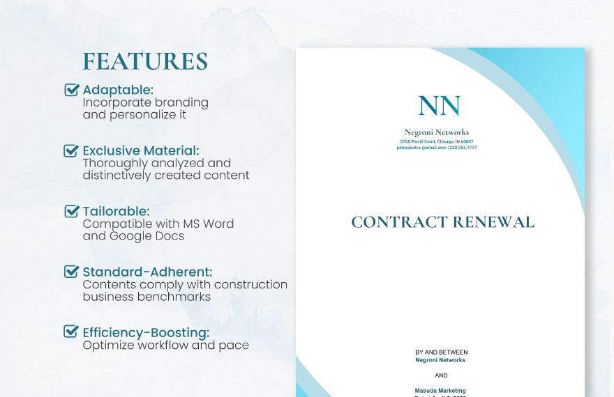 Renewal Contract