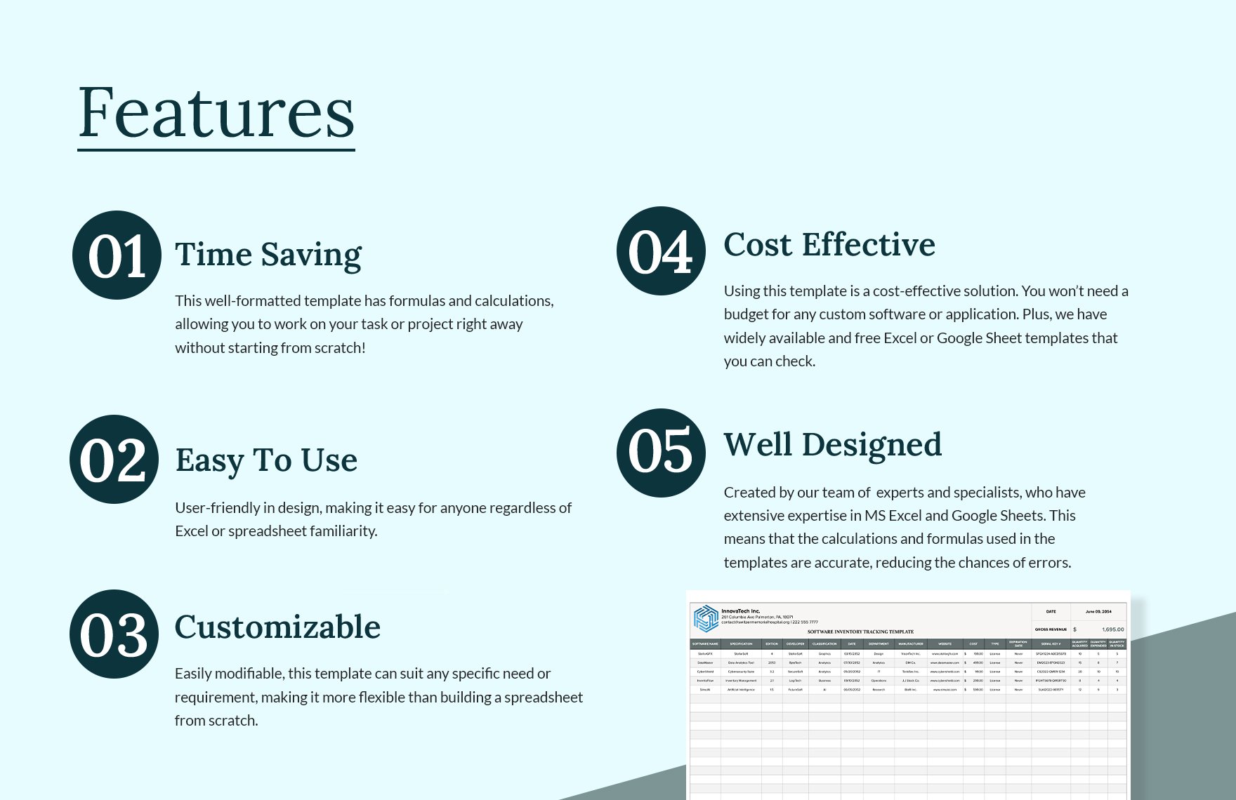 Inventory Tracking Template