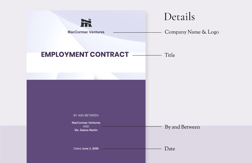 Contract Document Template