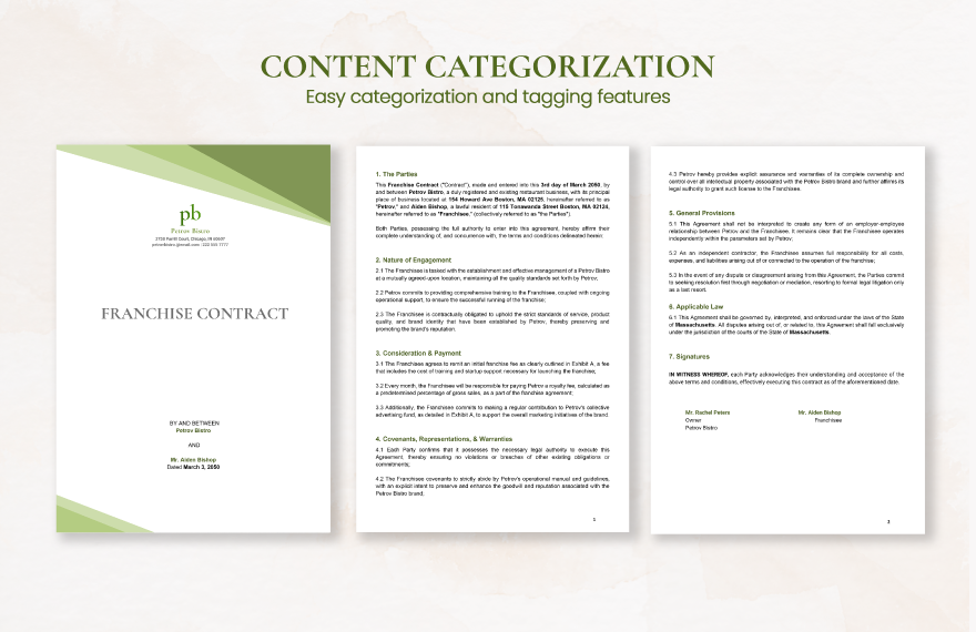 Contract Format In Word Google Docs Pages Download Template