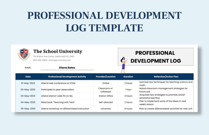professional-development-log