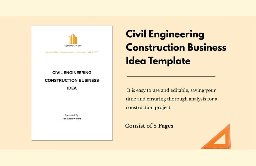 Civil Engineering Construction Business Idea