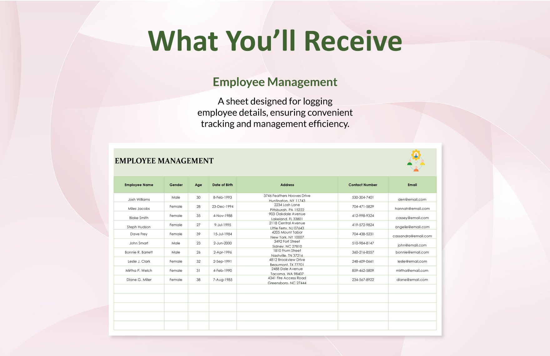 Resource Management Template