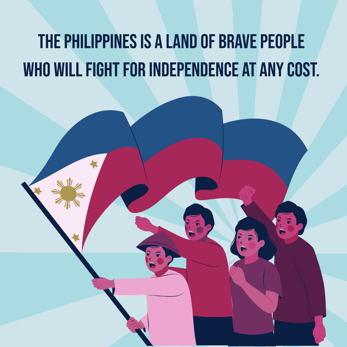 Philippine Independence Day Whatsapp Post Template