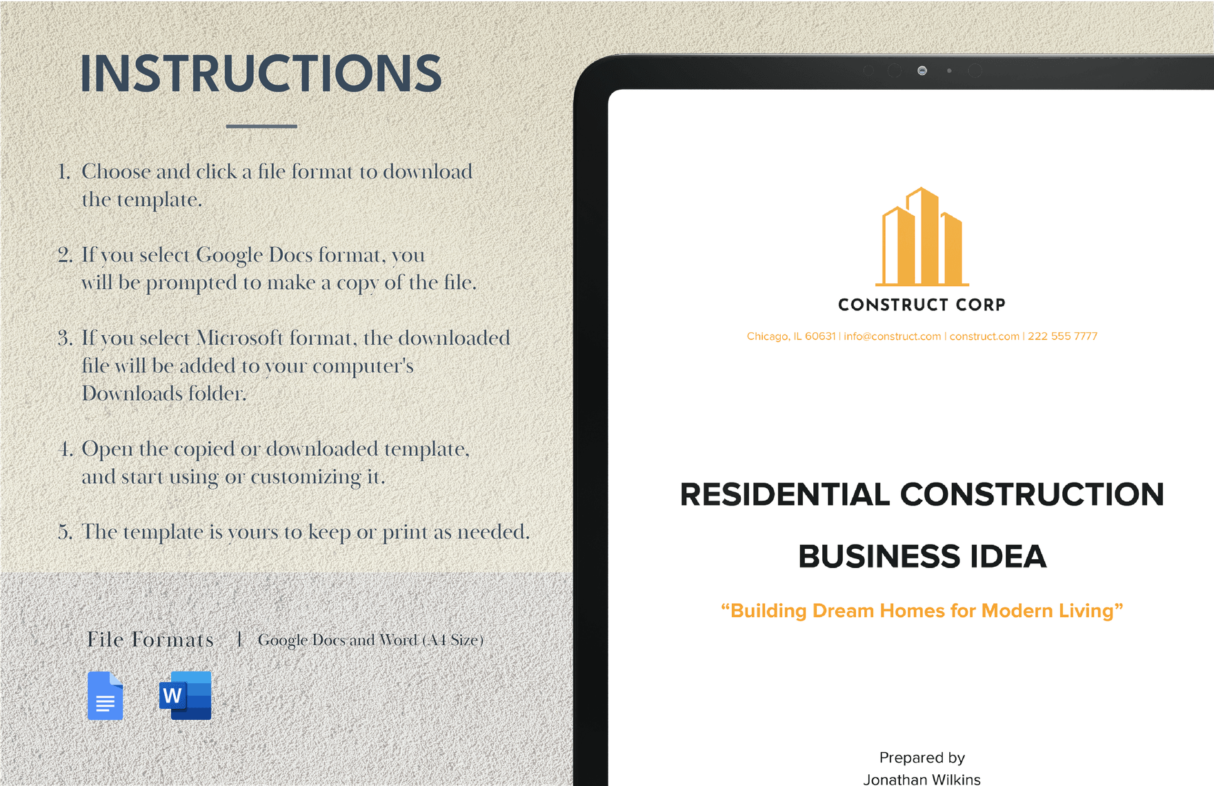 Residential Construction Business Idea