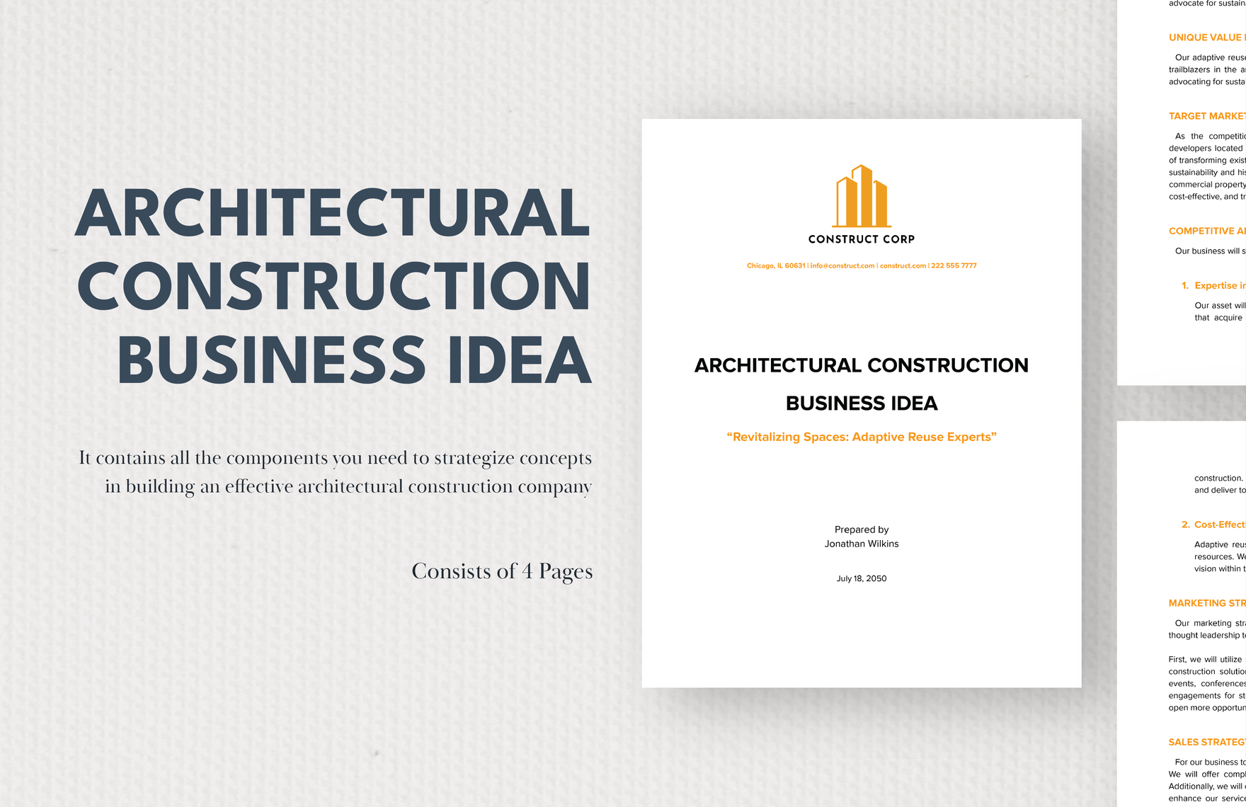 Architectural Construction Business Idea