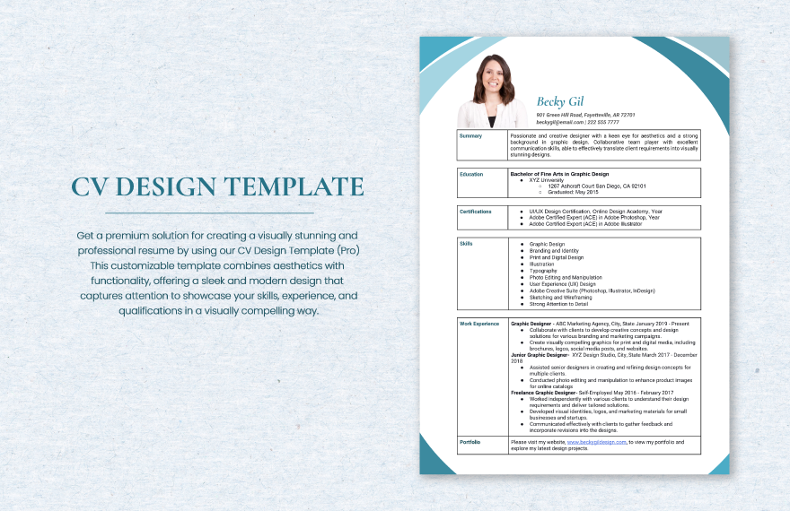 CV Design Template