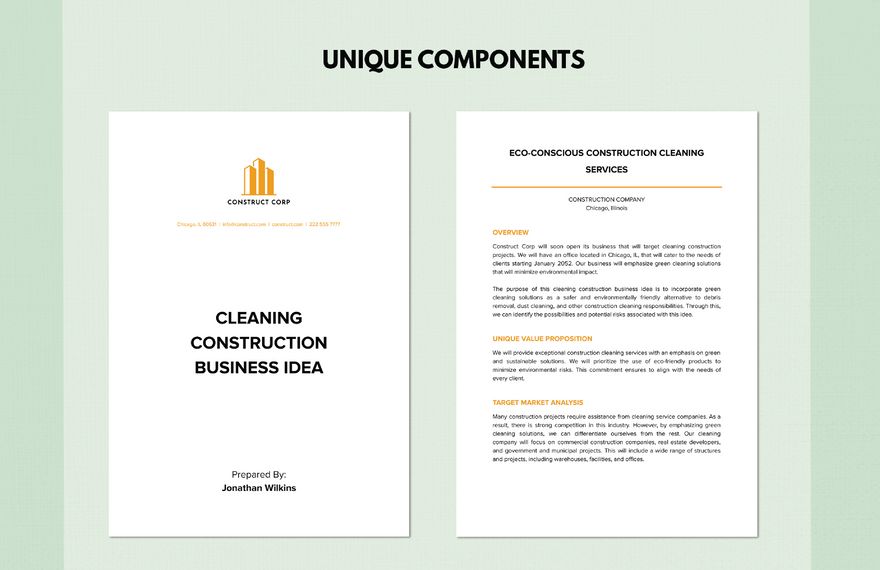 Cleaning Construction Business Idea