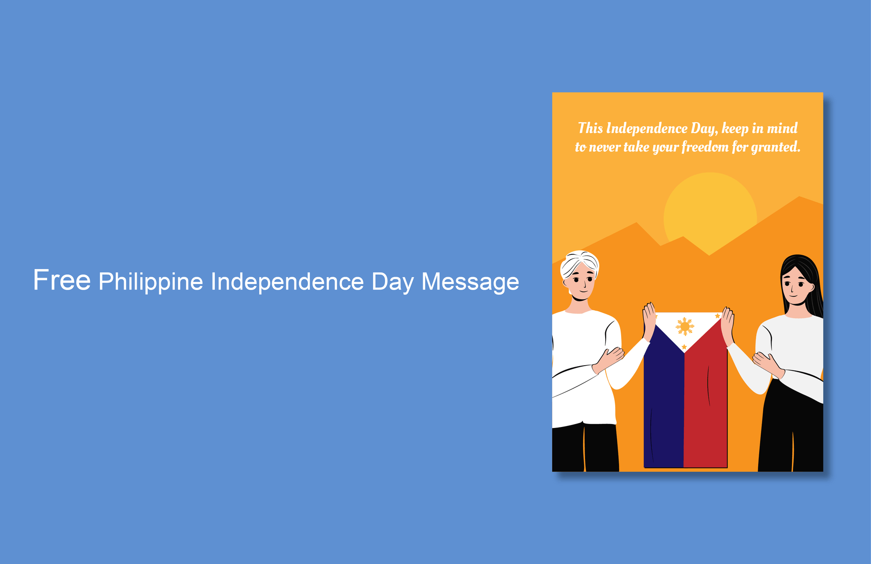 Philippine Independence Day Message in Illustrator, EPS, PSD, JPG, PNG, SVG, Word, Google Docs - Download | Template.net