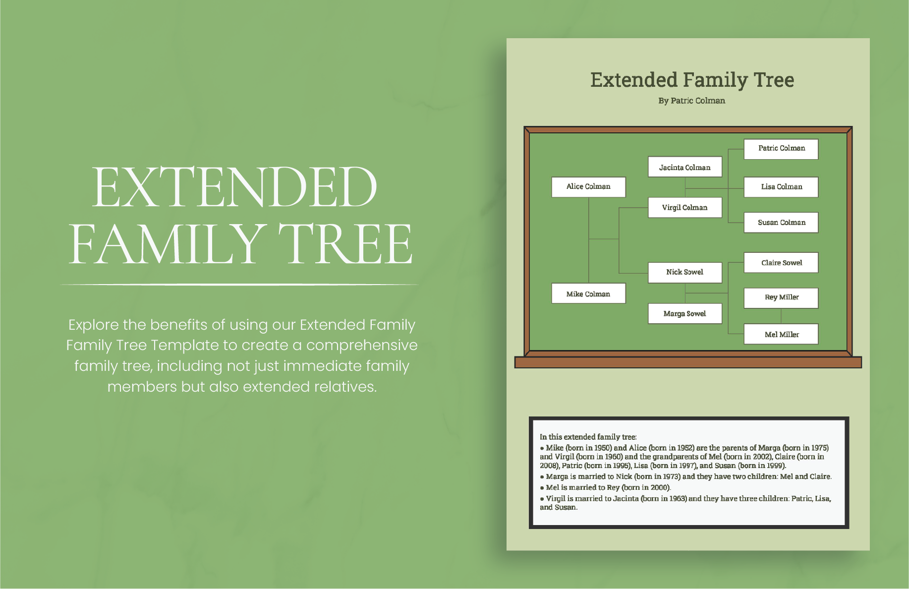 Free Family Tree Template - Illustrator, PDF | Template.net