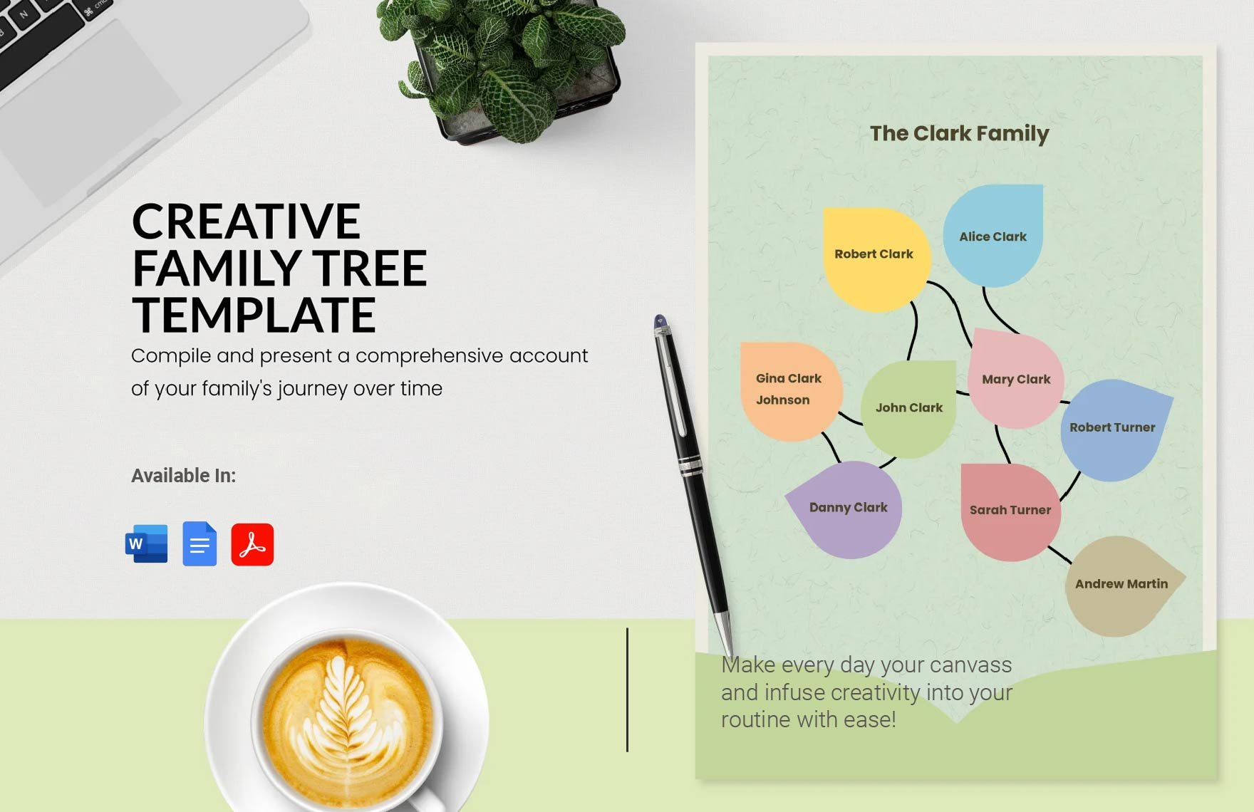 Creative Family Tree Template