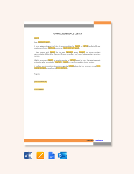 Formal Invitation Letter Template Google Docs Word Apple Pages 