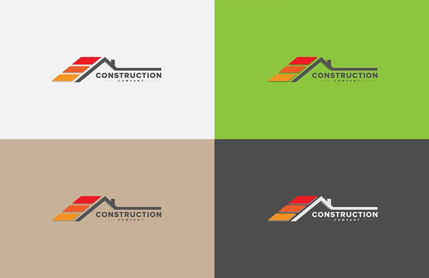 Siding and Roofing Construction Company Logo