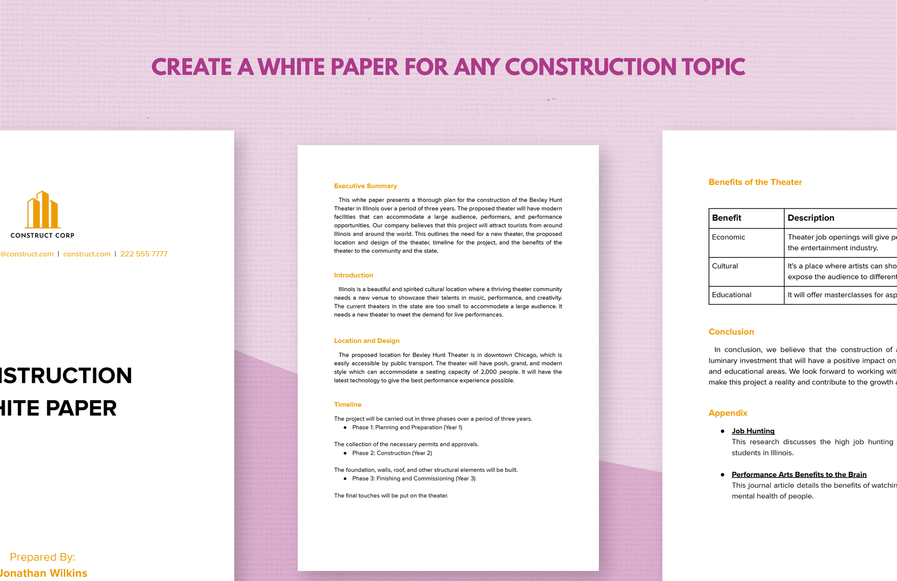 Construction White Papers