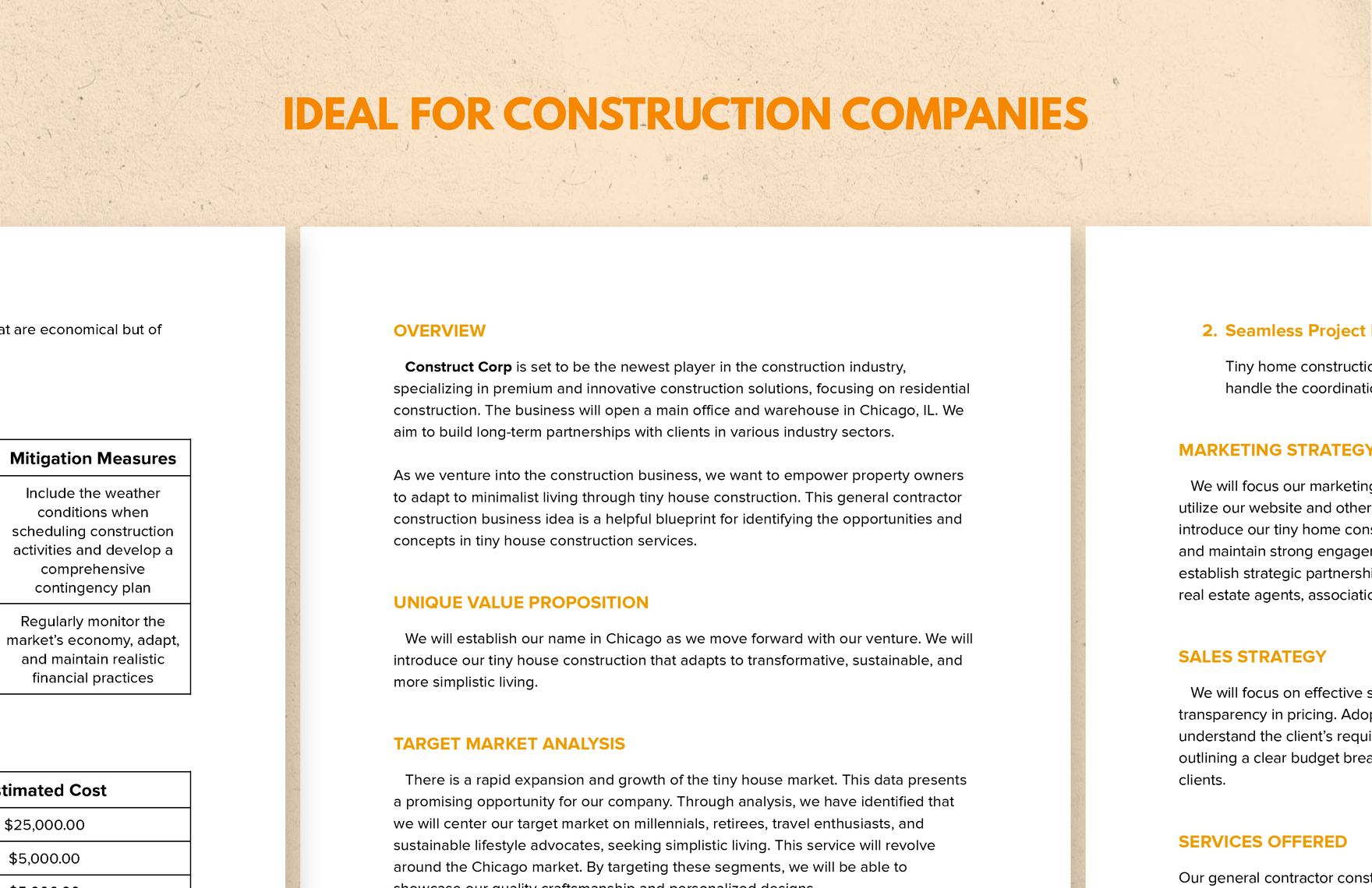 General Contractor Construction Business Idea