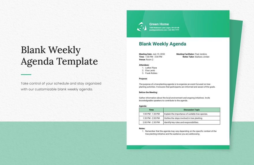 30+ Business Agenda Template Bundle - Google Docs, Word | Template.net