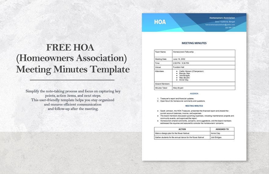 free-hoa-homeowners-association-meeting-minutes-template-google