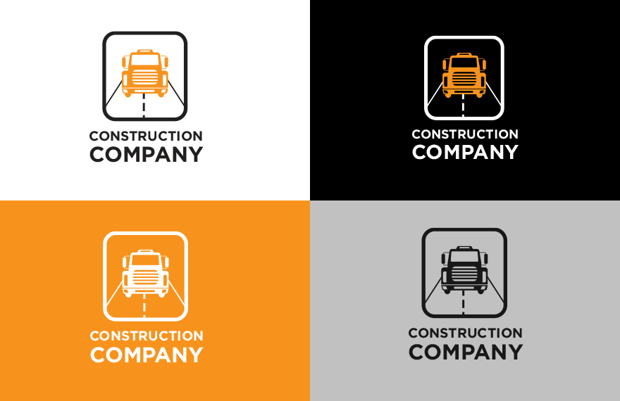 Construction Transportation Logo