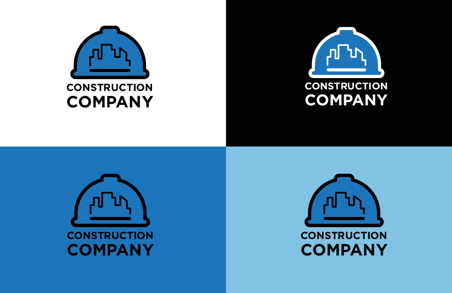 Construction Safety Gear Logo