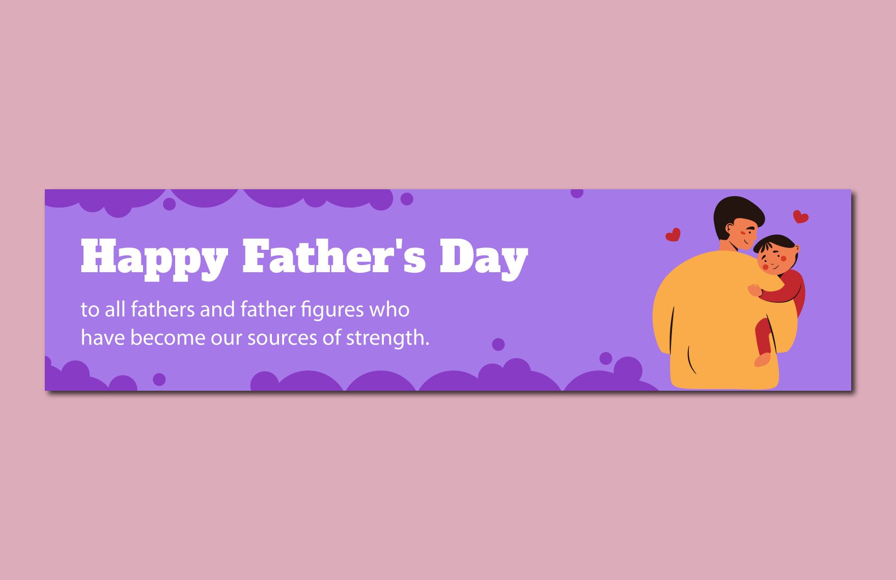 Father's Day Linkedin Banner