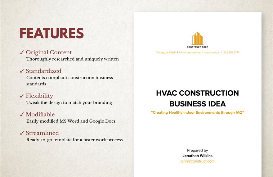 HVAC Construction Business Idea