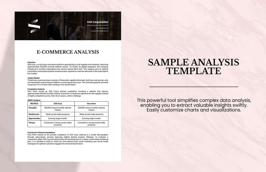 Sample Analysis Template