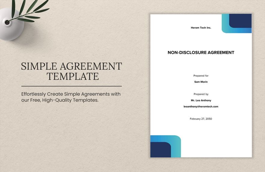 Free Simple Agreement