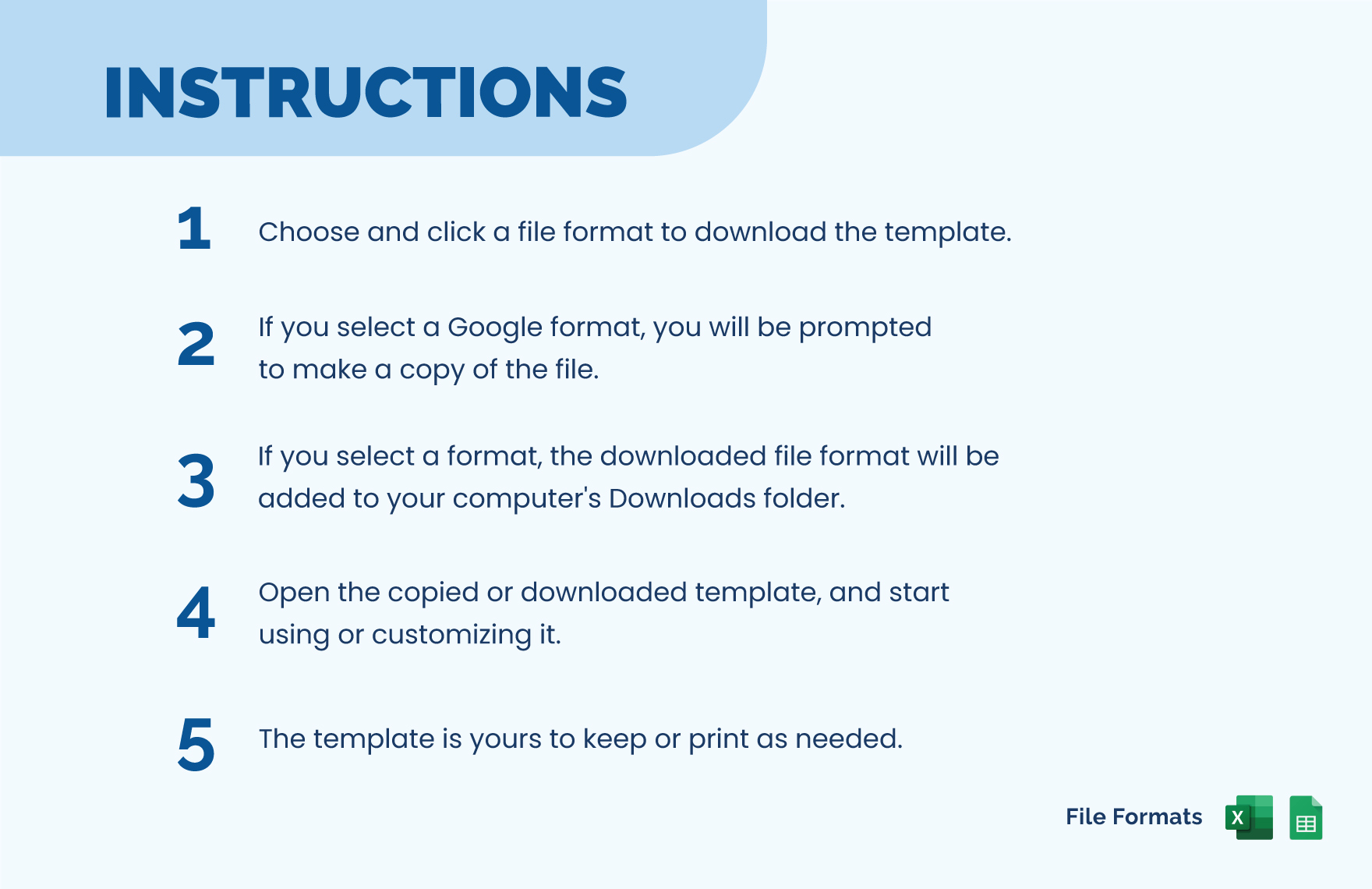 Store Inventory Format Template