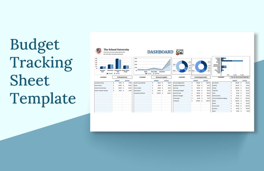 Budget Tracking Sheet Template Download In Excel Google Sheets 