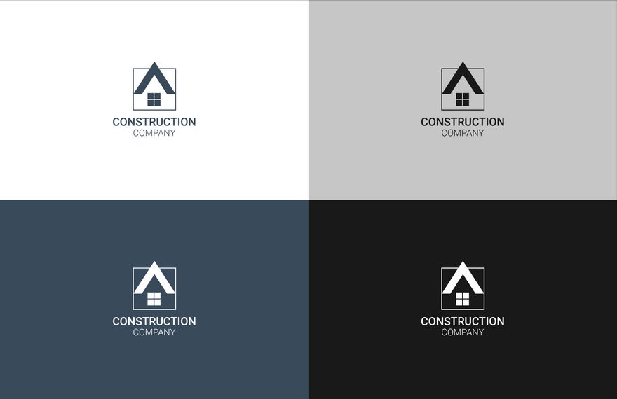 Home Construction Company Logo