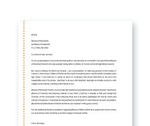 Sample Relationship Letter for Immigration Template in Microsoft Word ...