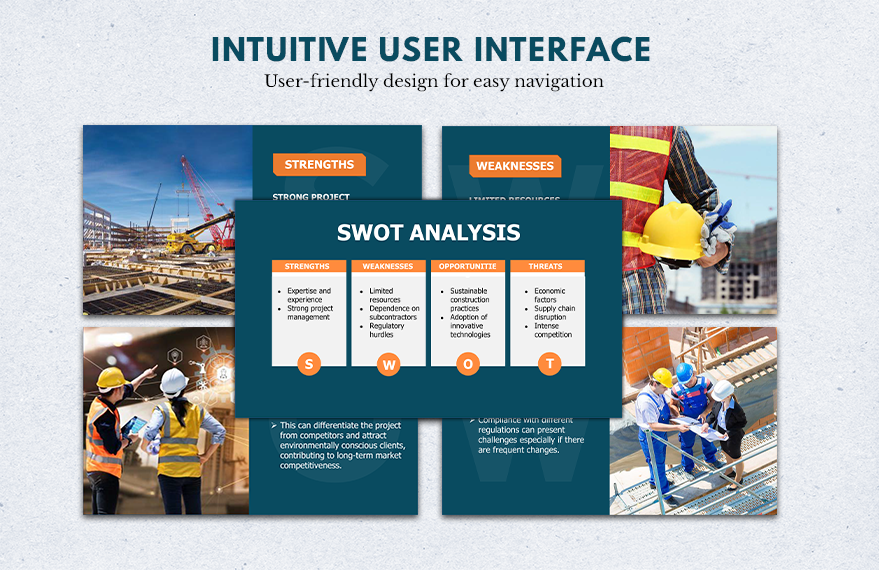 Building Construction Swot Analysis For Construction Project Template