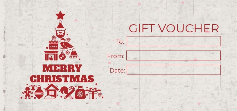 Creative Christmas Gift Voucher Template [Free JPG] - Word, Apple Pages