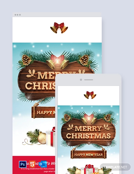 Free Christmas Email Newsletter Templates Html5 Psd Template Net